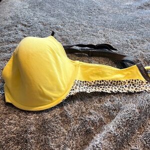 Victoria’s Secret yellow wire bra